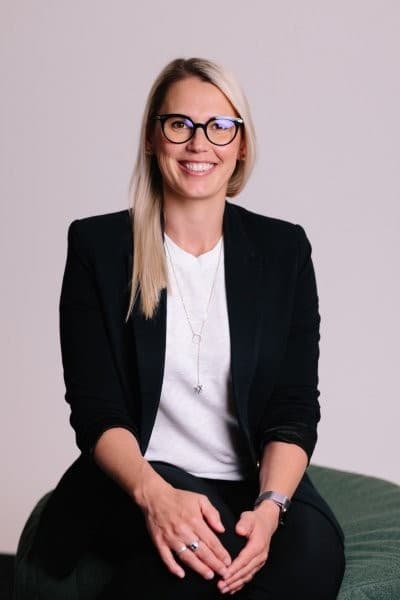 Studio portrait of Danielle Winstone