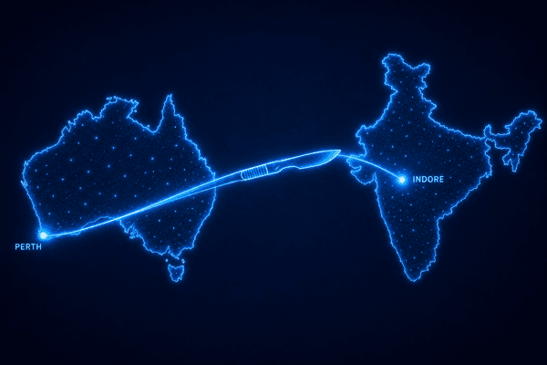 Perth to Indore