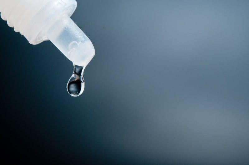 eye drop bottle drop small